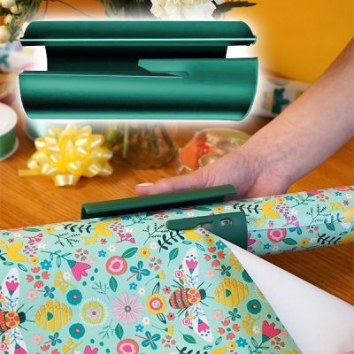 Συρόμενος Κόφτης Χαρτιού Περιτυλίγματος Δώρων | PAPERNINJA