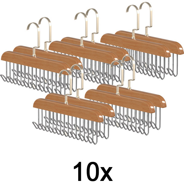 5x Αντιολισθητικό ράφι παλτών 8 γάντζων (2 τεμ.) | OCTAHANGER
