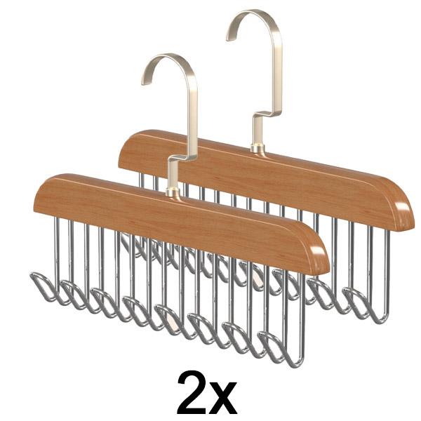 1x Αντιολισθητικό ράφι παλτών 8 γάντζων (2 τεμ.) | OCTAHANGER