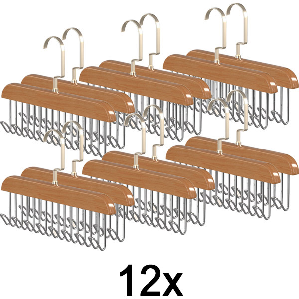 6x Αντιολισθητικό ράφι παλτών 8 γάντζων (2 τεμ.) | OCTAHANGER