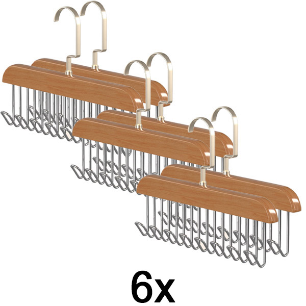 3x Αντιολισθητικό ράφι παλτών 8 γάντζων (2 τεμ.) | OCTAHANGER