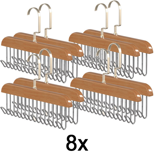 4x Αντιολισθητικό ράφι παλτών 8 γάντζων (2 τεμ.) | OCTAHANGER